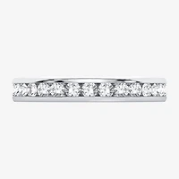 H-I / Si1-Si2) Womens 3MM CT. T.W. Lab Grown White Diamond 10K Gold Eternity Wedding Band