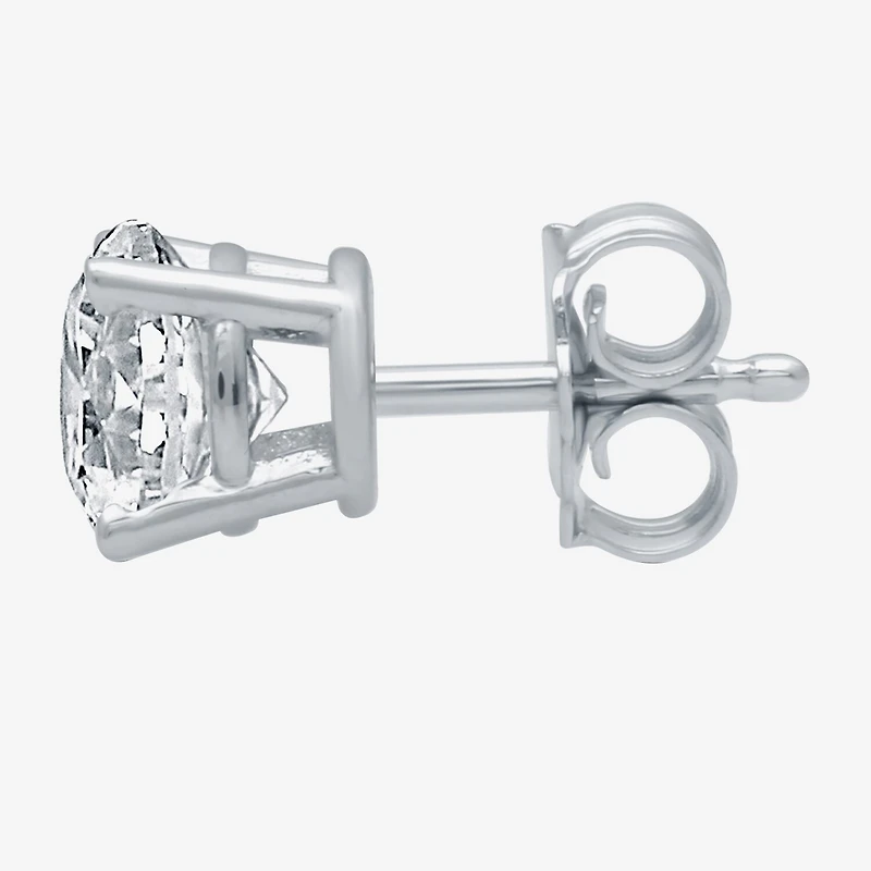 (H-I / I1) Ever Star 1 CT. T.W. Lab Grown White Diamond 10K Gold 6.3mm Single Earring
