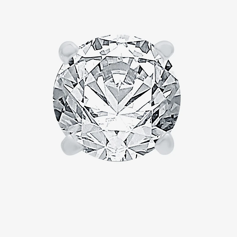 (H-I / I1) Ever Star 1 CT. T.W. Lab Grown White Diamond 10K Gold 6.3mm Single Earring