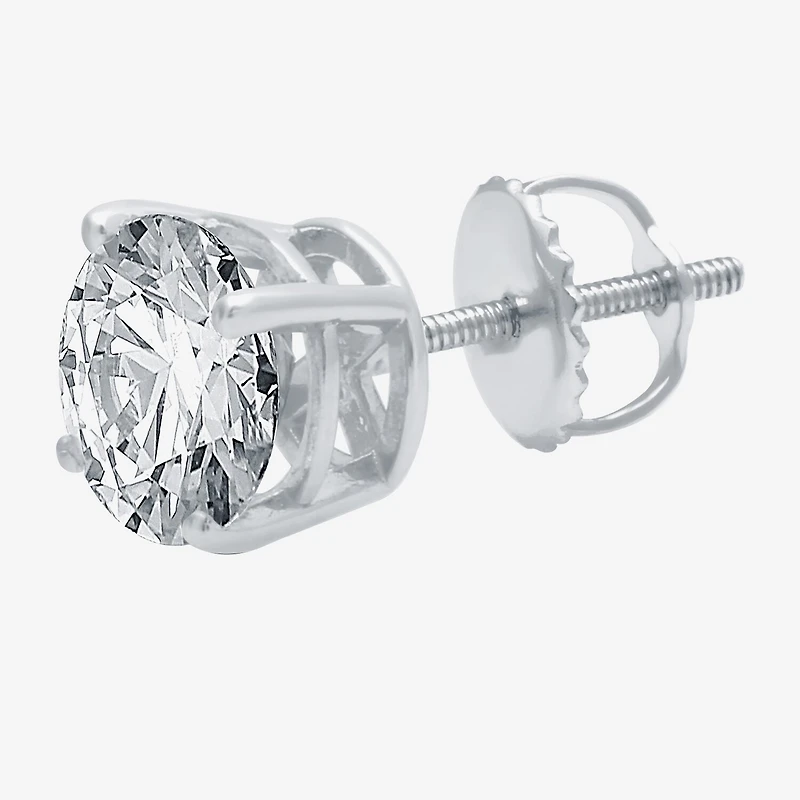Ever Star 2 CT. T.W. Lab Grown White Diamond 14K Gold 8mm Single Earring