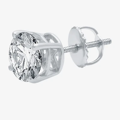 Ever Star 2 CT. T.W. Lab Grown White Diamond 14K Gold 8mm Single Earring