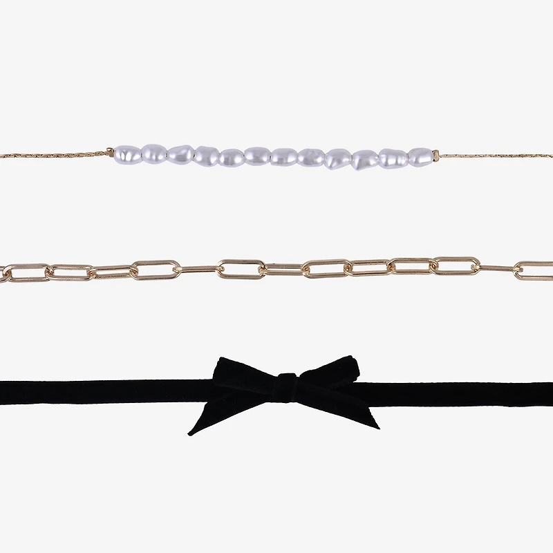 Arizona Womens Bow 12 Inch Choker Necklace