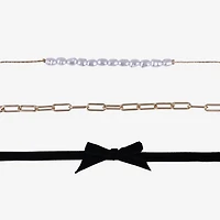 Arizona Womens Bow 12 Inch Choker Necklace