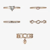 Arizona Womens Heart Ring Set