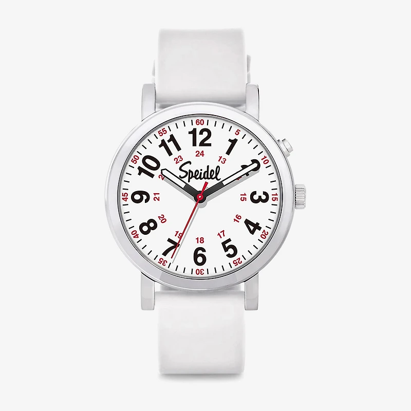 Speidel Medi Glow Unisex Adult White Strap Watch 60370006