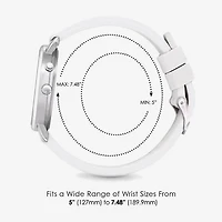 Speidel Medi Glow Unisex Adult White Strap Watch 60370006