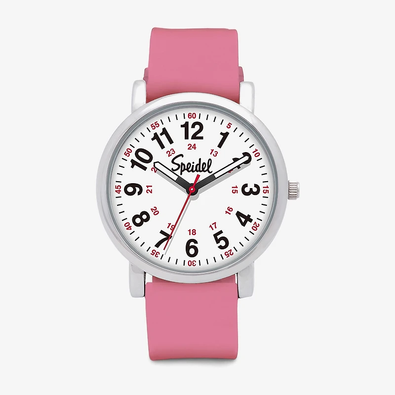 Speidel Medi Watch Unisex Adult Pink Strap Watch