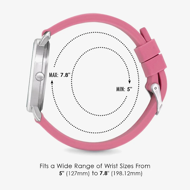 Speidel Medi Watch Unisex Adult Pink Strap Watch