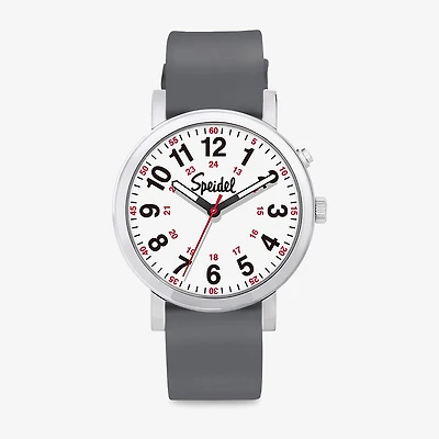 Speidel Medi Glow Unisex Adult Gray Strap Watch 60370011