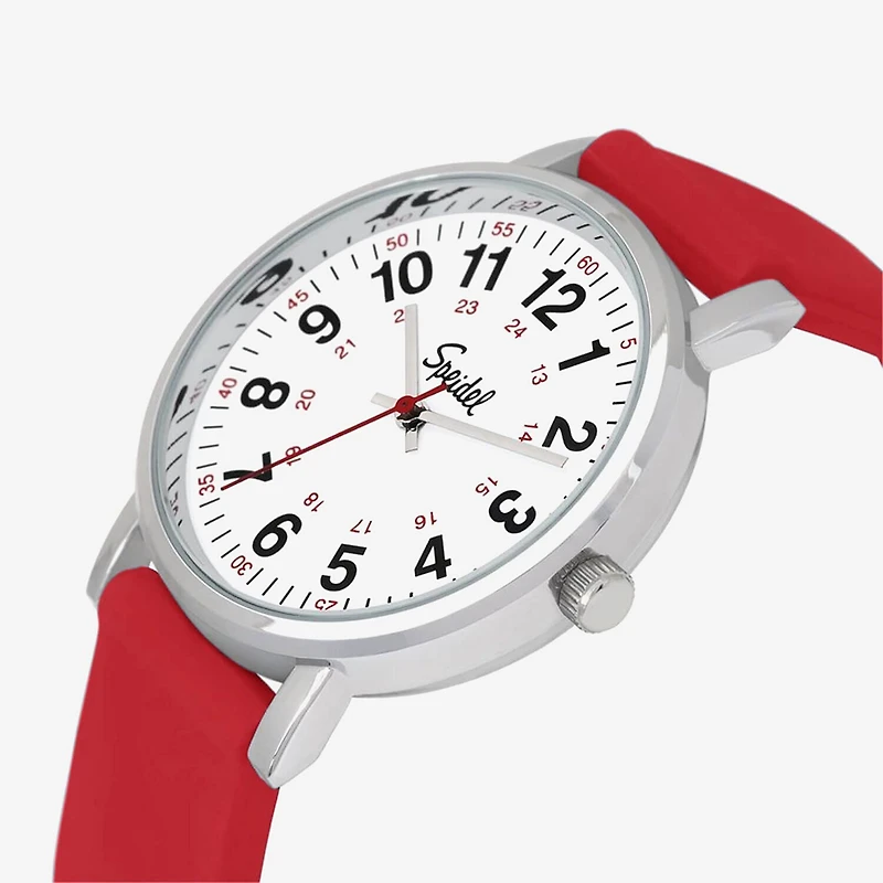 Speidel Medi Watch Unisex Adult Red Strap Watch 60340015