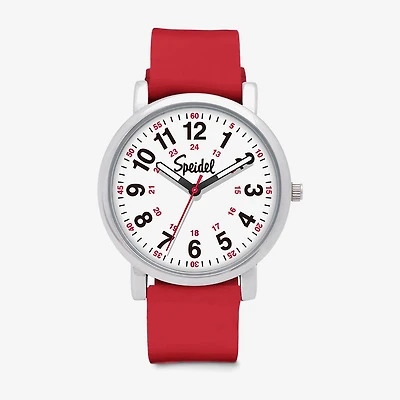 Speidel Medi Watch Unisex Adult Red Strap Watch 60340015