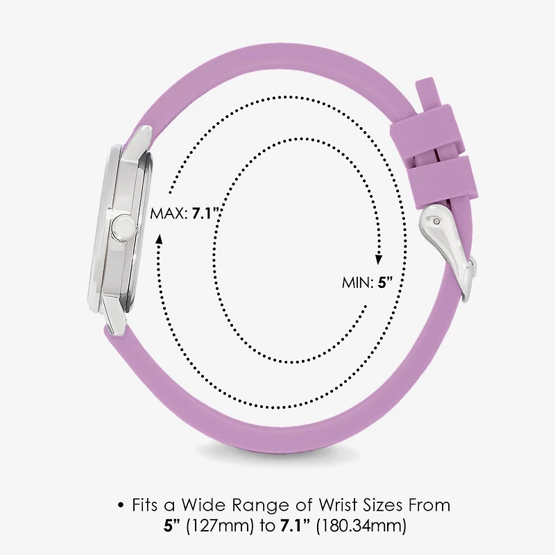 Speidel Medi Petite Unisex Adult Purple Strap Watch