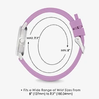 Speidel Medi Petite Unisex Adult Purple Strap Watch