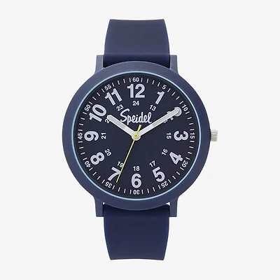 Speidel Color Pop Unisex Adult Blue Strap Watch 60910009