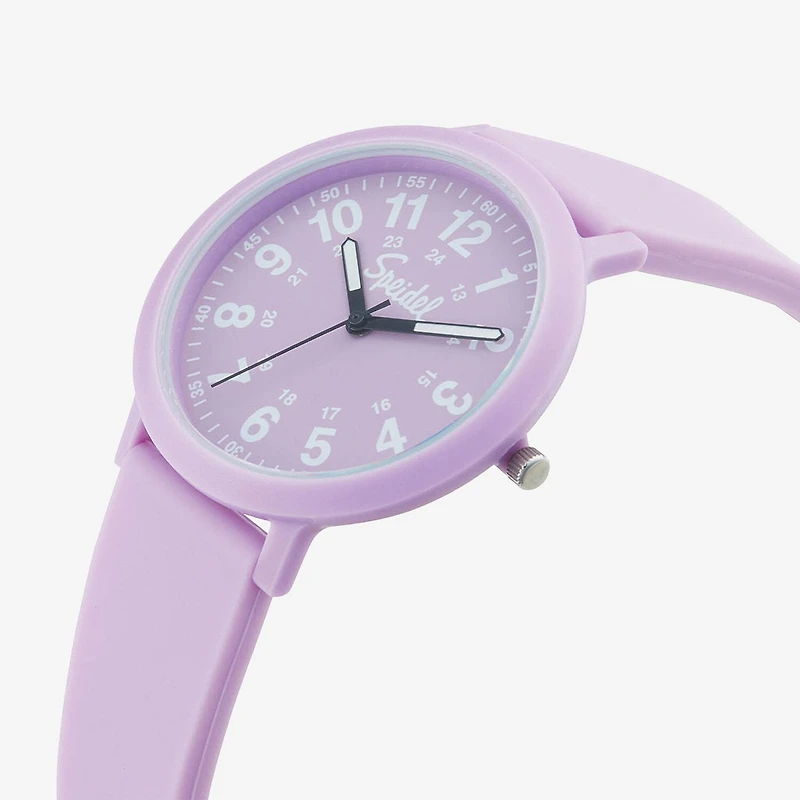 Speidel Color Pop Unisex Adult Purple Strap Watch 60910020