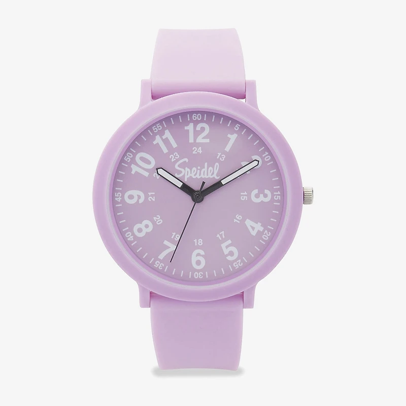 Speidel Color Pop Unisex Adult Purple Strap Watch 60910020