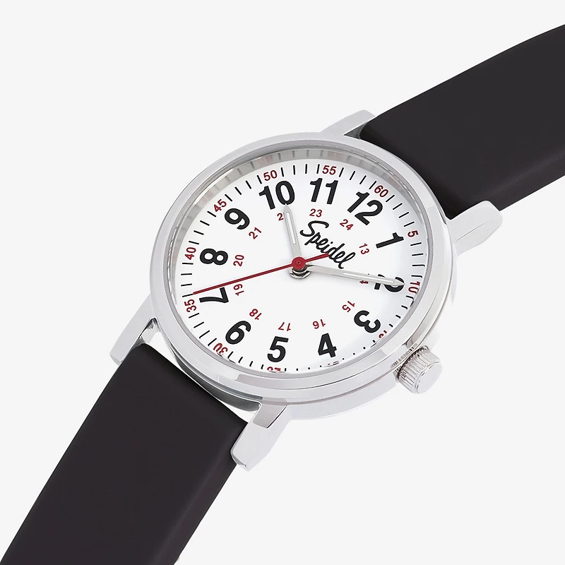 Speidel Medi Petite Unisex Adult Black Strap Watch 60350007