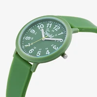 Speidel Color Pop Unisex Adult Green Strap Watch 60910022
