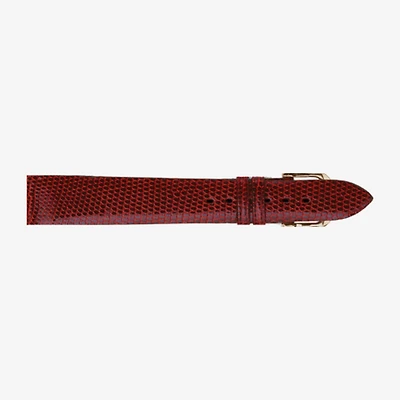 Speidel Unisex Adult Red Leather Watch Band 157-107-08