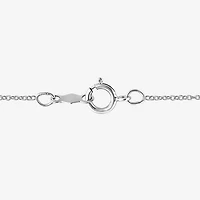 I / I1) Womens CT. Lab Grown White Diamond 10K Gold Pear 18 Inch Pendant Necklace