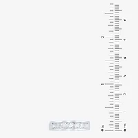 (F / Vs2) Unisex Adult 5 CT. T.W. Lab Grown White Diamond 10K Gold Round Side Stone Bridal Set