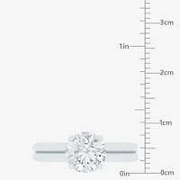 (F / Vs2) Womens 2 CT. T.W. Lab Grown White Diamond 10K Gold Round Solitaire Engagement Ring