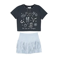 Rare Editions Big Kid Girls 2-pc. Skirt Set