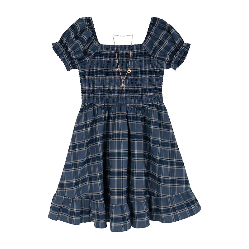 Rare Editions Big Kid Girls Short Sleeve A-Line Dress