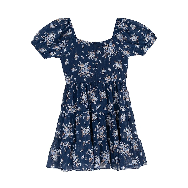 Rare Editions Big Kid Girls Short Sleeve A-Line Dress