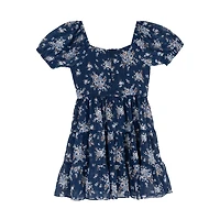 Rare Editions Big Kid Girls Short Sleeve A-Line Dress