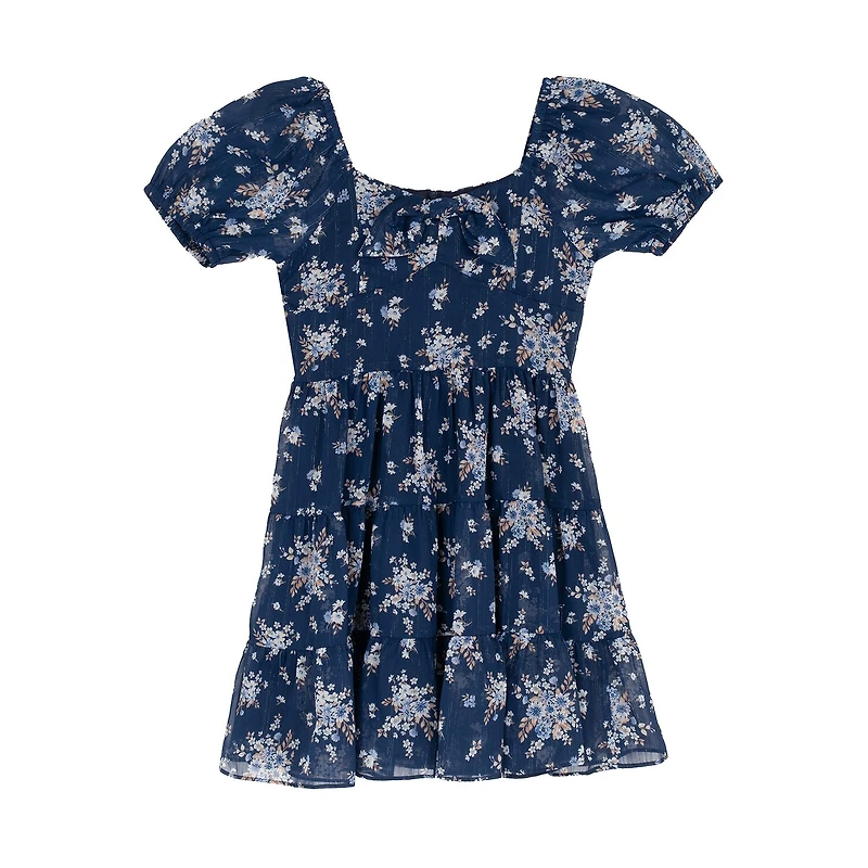 Rare Editions Big Kid Girls Short Sleeve A-Line Dress