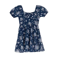 Rare Editions Big Kid Girls Short Sleeve A-Line Dress