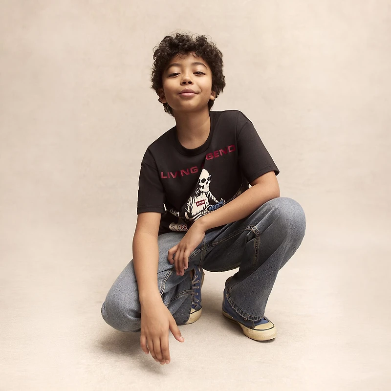 Levi's® Big Kid Boys Adjustable Waist 565™ Straight Leg Loose Fit Jean
