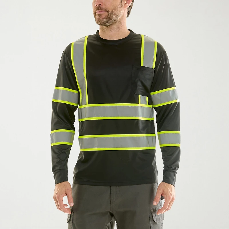 Hallstatt Workwear Mens High Visibility Long Sleeve Safety Shirt