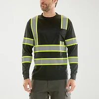 Hallstatt Workwear Mens High Visibility Long Sleeve Safety Shirt