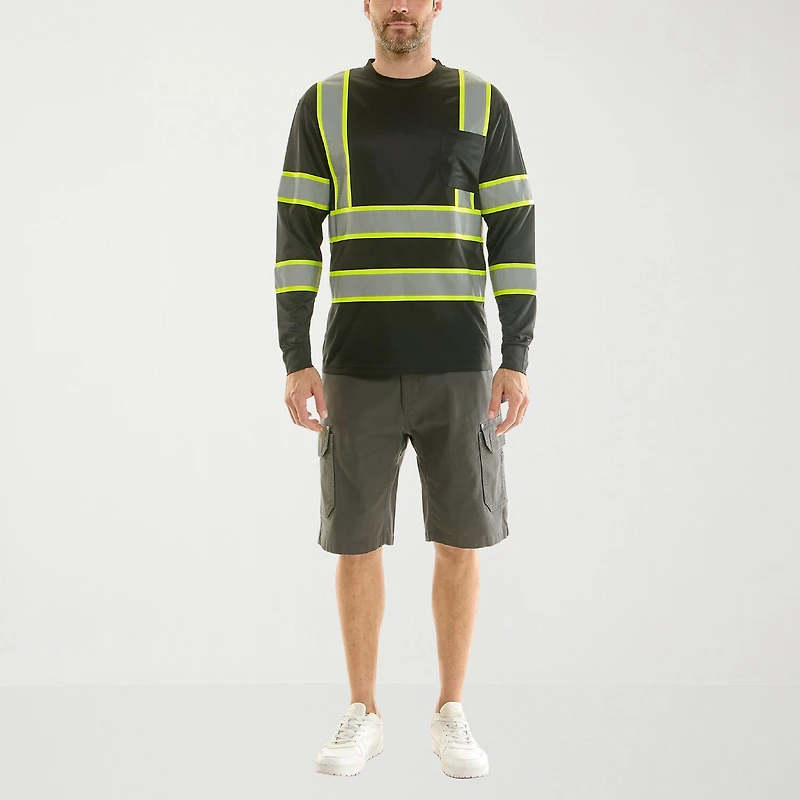 Hallstatt Workwear Mens High Visibility Long Sleeve Safety Shirt