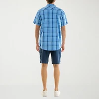 Hallstatt Workwear Mens Short Sleeve Regular Fit Button-Down Shirt