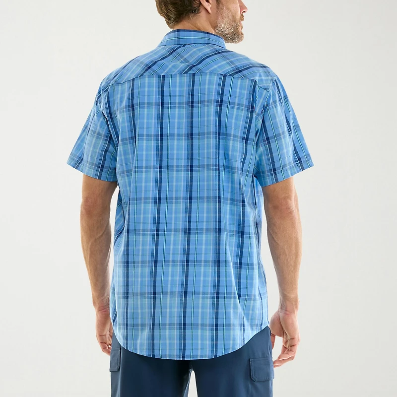 Hallstatt Workwear Mens Short Sleeve Regular Fit Button-Down Shirt