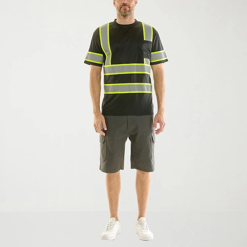 Hallstatt Workwear Mens High Visibility Short Sleeve Safety Shirt