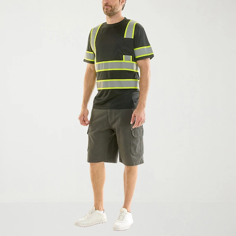 Hallstatt Workwear Mens High Visibility Short Sleeve Safety Shirt