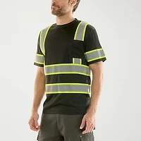 Hallstatt Workwear Mens High Visibility Short Sleeve Safety Shirt