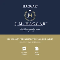 Haggar JMH Premium Mens Stretch Fabric Slim Fit Suit Jacket