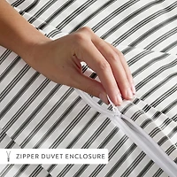 Casual Comfort Premium Ultra Soft Vertical Dreams  Duvet Cover Set