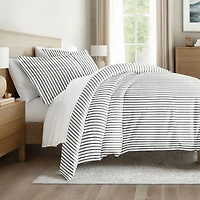 Casual Comfort Premium Ultra Soft Vertical Dreams  Duvet Cover Set