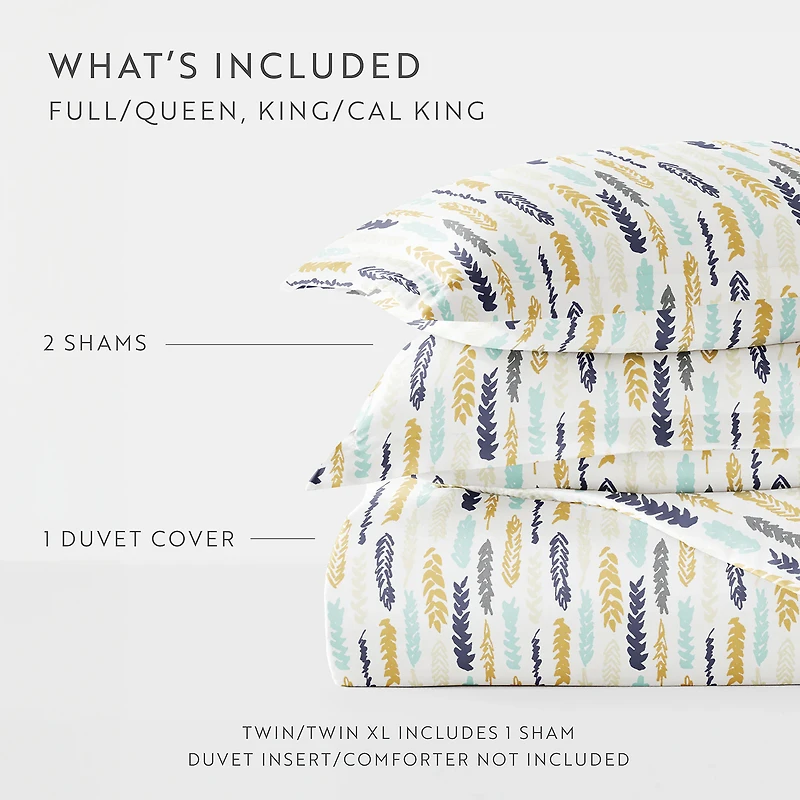 Casual Comfort Premium Ultra Soft Feathers Duvet Cover Set