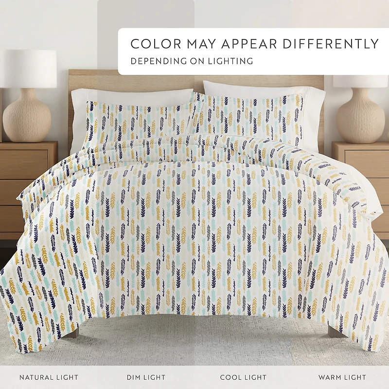 Casual Comfort Premium Ultra Soft Feathers Duvet Cover Set
