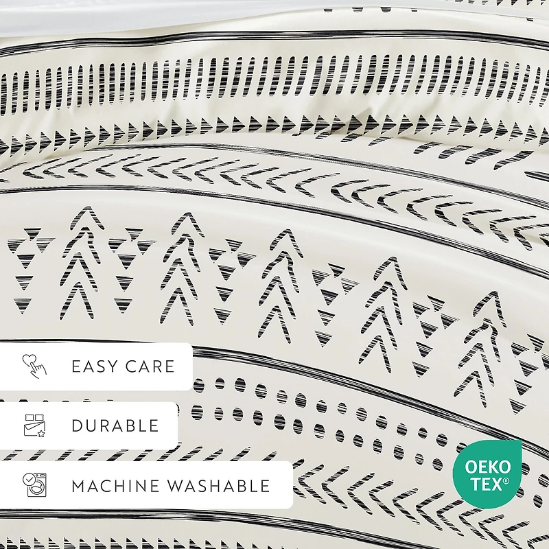 Casual Comfort Arrow Dreams Patterned Duvet Cover Set