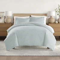 Casual Comfort Modern Diagonal Patterned Duvet Cover Set