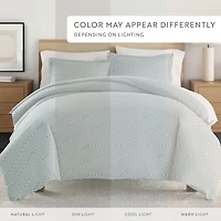 Casual Comfort Modern Diagonal Patterned Duvet Cover Set