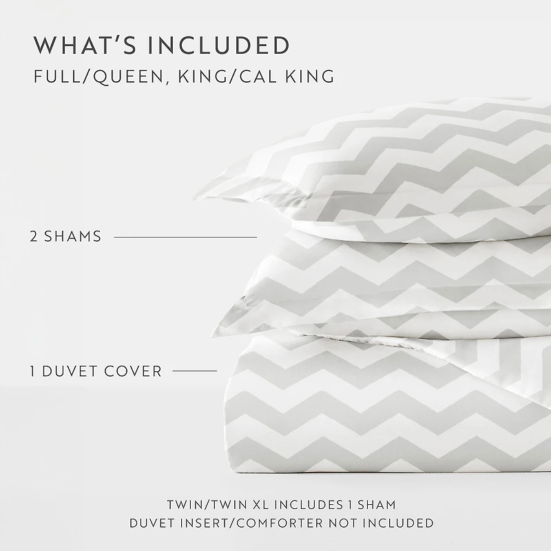 Casual Comfort Premium Ultra Soft Arrow Pattern Duvet Cover Set